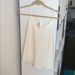 Scallop Cami Top, J. Crew, Marine Salt, Size 2